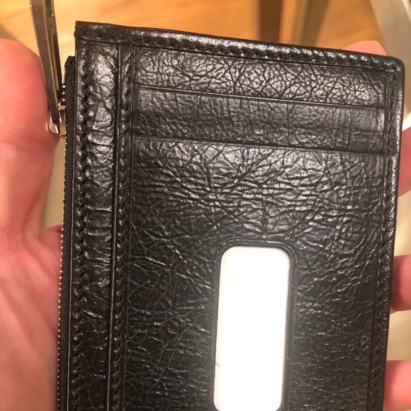 Gucci GG Morpheus Card Holder with Zipper in Black - Picture 3 of 3